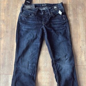 Women’s silver jeans
